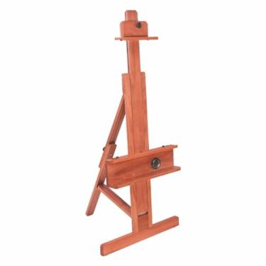 Imagem de Cavalete Estúdio/Campo para Pintura, Ideal para Telas de até 1,75 m de altura, Trident, 12334, Madeira Eucalipto Clara