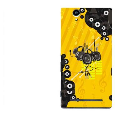 Imagem de Capa Adesivo Skin354 Verso Para Sony Xperia T2 D5322 - KawaSkin