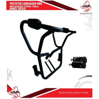 Imagem de Protetor para carenagem taque e motor titan / fan 160 2016 a 2021 - MM