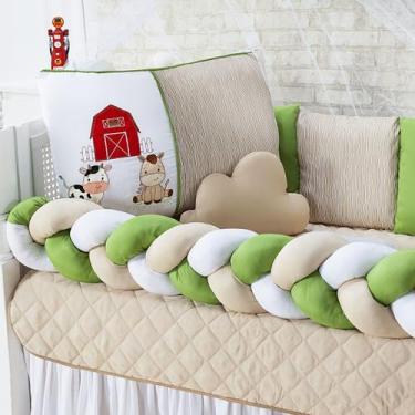 Imagem de Kit Berço Trança Safari 14 Peças 100% Algodão - Rei do Kit Berço, FAZE