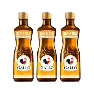 Imagem de Azeite de Oliva Gallo 400ml 3 Unidades, 3 unidades