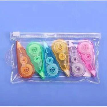 Imagem de Kit Fitas Corretivo Escritorio Branquinho Escolar - Inter.P