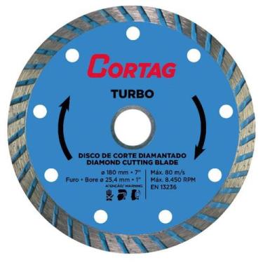 Imagem de Disco diamantado turbo cortag 180 mm