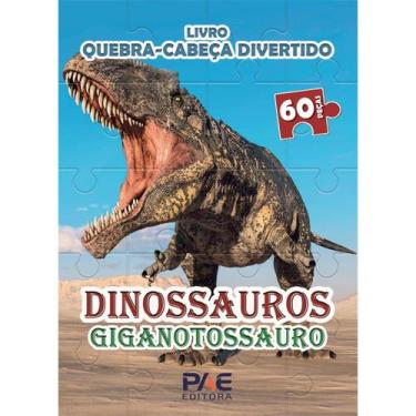 Imagem de Livro Quebra-Cabeça Para Crianças Animais Dinossauros - PAE Editora