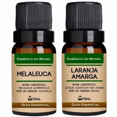 Imagem de Kit 2 Óleos Essenciais 10Ml - Melaleuca + Laranja Amarga - Essencia Br