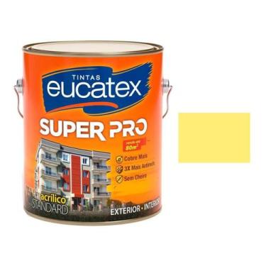Imagem de Tinta Acrilica Caju Semi Brilho Super Pro Eucatex 3,6lt