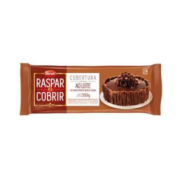 Imagem de Coberturar de chocolate ao leite raspar e cobrir 2,1kg - harald