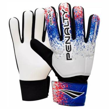 Imagem de Luva De Goleiro Penalty Profissional Campo Society Treino, Branco, 9, 