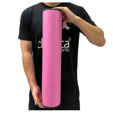 Imagem de Rolo Massagem Liberação Miofascial 60cm Df1066 Rosa Dafoca Sports