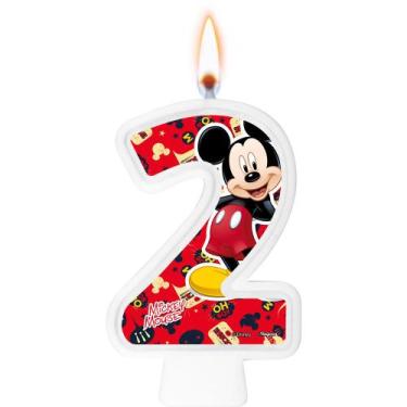 Imagem de Vela 2 anos Decoração  Mickey Mouse festa completa - Regina festa