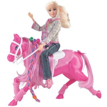 Imagem de Brinquedo Figura Cavalo Fashion Rosa E Acessorios Lider 2458 - Geral