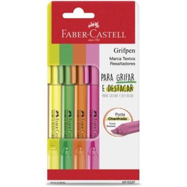 Imagem de Caneta Marca Texto 4 Cores - Faber-Castell