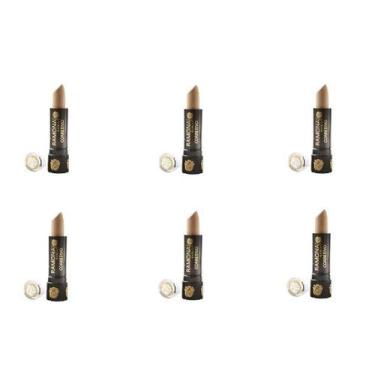 Imagem de Kit 6 Corretivo Bastão Cor 01 Claro 3,8gr - Ramona Make Up