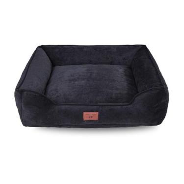 Imagem de Cama PET de Suede Macia  G - C C A Distribidora,  Preto