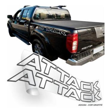 Imagem de Adesivos Laterais Nissan Frontier Attack 2008 À 2016 O Par - Resitank,