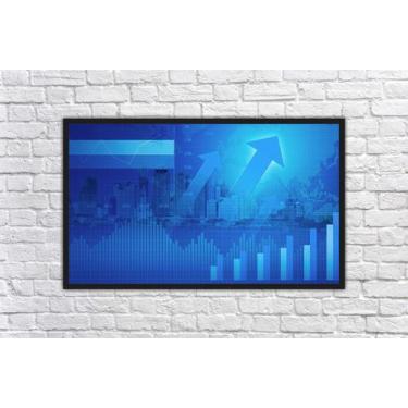 Imagem de Quadro Decorativo Escritórios Contabilidade Economia Com Moldura TT10 