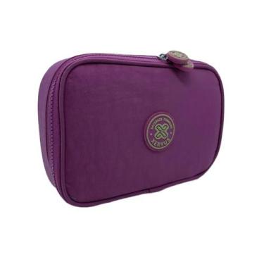 Imagem de Estojo Escolar Feminino Menina Bolsa Box Elástico 36 Lápis - Xeryus, F