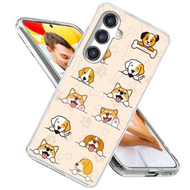 Imagem de ARTIOSIT Capa para Galaxy A54 5G, capa para Samsung A54 5G para meninas mulheres homens, à prova de choque, fina, macia, TPU transparente, capa protetora para celular para Galaxy A54 5G, desenho fofo