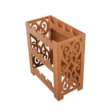 Imagem de Adega Bar Prateleira 12 Garrafas Vinho Whisky Cerveja - Empório Livre