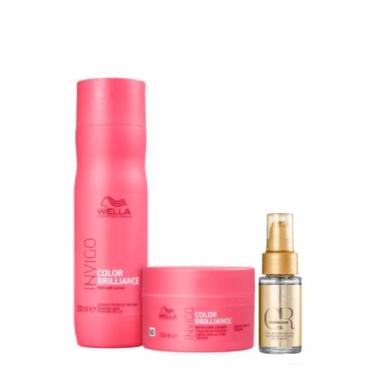 Imagem de Kit Shampoo, Máscara Brilliance e Oil Reflections - Wella - Wella Prof