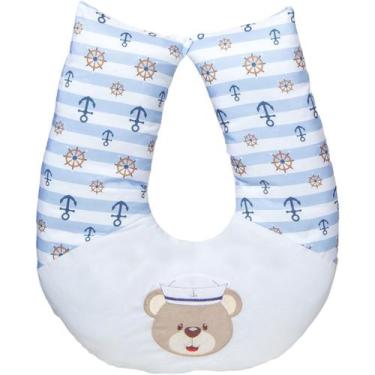 Imagem de Almofada Amamentação Amiguinhos Bordada para Bebê - Miguel Baby Enxova