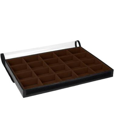 Imagem de Bandeja Big Porta Joias Caixa Organizadora Expositor Joias Bijuterias 