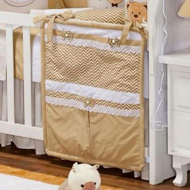 Imagem de Porta Objetos De Bebê Elliot Bege 01 Peça - Coleção Conforto - Happy B