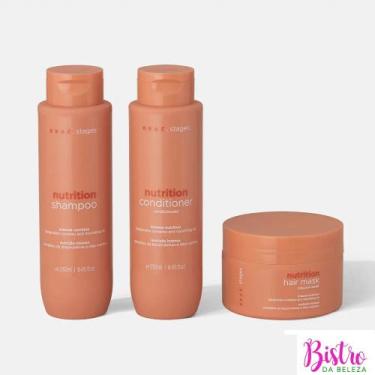 Imagem de Kit Braé Stages Nutrition - Shampoo 250ml + Condicionador 250ml + Másc