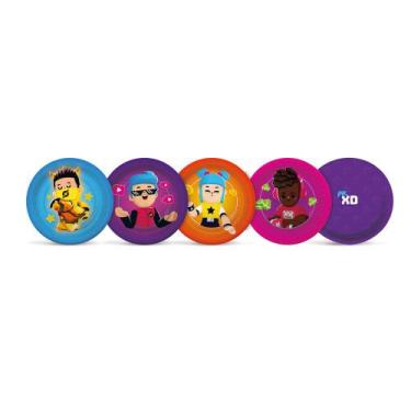 Imagem de Prato de Papel Redondo Festa PK XD - 08 unidades - Cromus