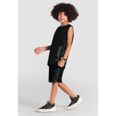 Imagem de Infantil - Regata menino em malha dry fit Brandili active  menino