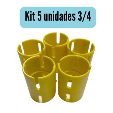 Imagem de Emenda Luva Conduíte 3/4 e 1" - Kit com 5 ou 10 unidades - Plastilit, 