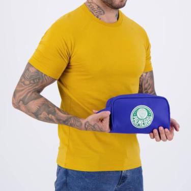 Imagem de Necessaire Palmeiras material sintético Azul - Jc Bandeiras, Único