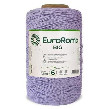 Imagem de Barbante EuroRoma Colorido Big Cone Nº06 1,8Kg, LILÁS CLARO