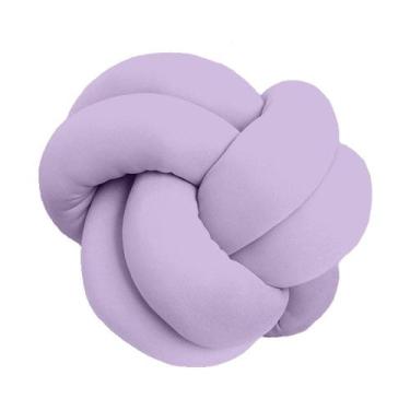Imagem de Almofada de Nó Escandinavo Várias Cores - Díspar Design, Lilás