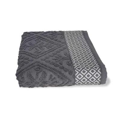 Imagem de Toalha banhao jacquard lorenzi - dianneli, GRANITO