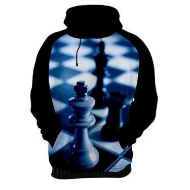 Imagem de Moletom Casaco Jogo Tabuleiro Xadrez Rei Torre Rainha HD 3 - Enjoy Sho