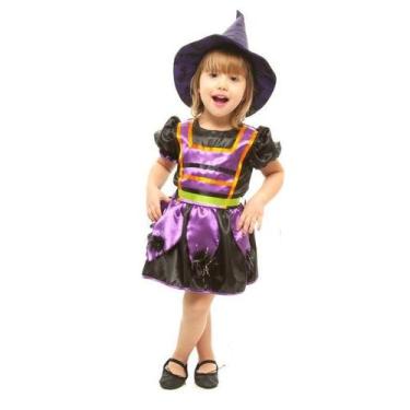 Imagem de Fantasia Bruxinha Nini Halloween Infantil - Jade Fashion, P