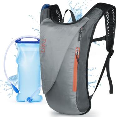 Imagem de Mochila de hidratação com bexiga de água PEVA de 3L, mochila de hidratação leve de 10L para MTB, ciclismo, caminhada, corrida, mulheres e homens