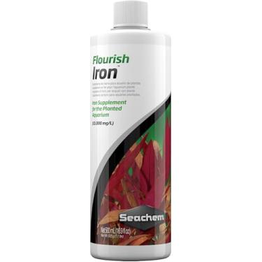 Imagem de Seachem Flourish Iron 500ml Ferro Tamanho P Aquário Plantado Seachem Para Peixes