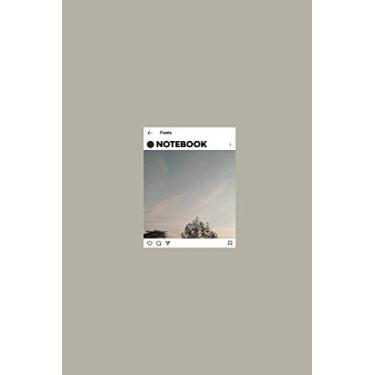 Imagem de Notebook: lined Journal- Instagram Design - Large (6 x 9 inches) - 101 Pages –33.6Shiplap Grey: Composition Book Perfect bound, Soft Cover - Minimal style