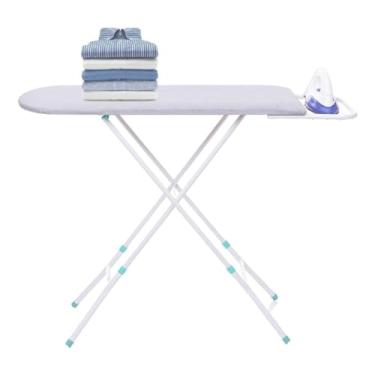 Imagem de Tabua de Passar Roupa Com Suporte para Ferro Tecido Termico Mesa Passadeira