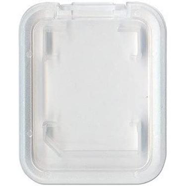 Imagem de eTECH Estojo de plástico transparente SD/SDHC/SDXC/Secure Digital Memory Card compatível com cartões de memória SanDisk/Kingston/Transcend/Samsung (pacote com 5)