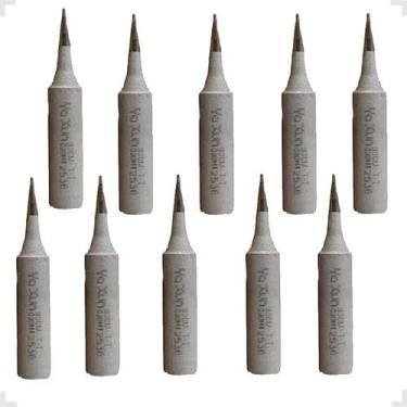 Imagem de Ponta de Cerâmica Reta Para Ferro De Solda Kit Com 20, 15, 10, 5 E 1 P