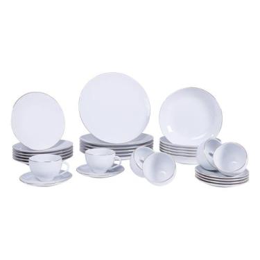 Imagem de Aparelho de Jantar Tramontina Anna em Porcelana Decorada 30 Peças