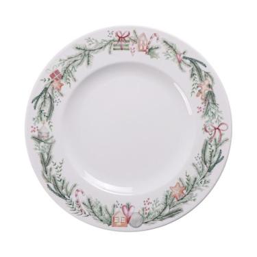 Imagem de Prato Panetone Tramontina Casa Natal Noite Feliz em Porcelana Decorada