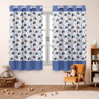 Imagem de Cortina Infantil Blackout Estampada 2,00x1,40 Decoração, Quarto, Menin