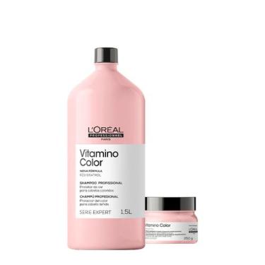 Imagem de Kit L'Oréal Professionnel Vitamino Color Shampoo Máscara 250 (2 produt