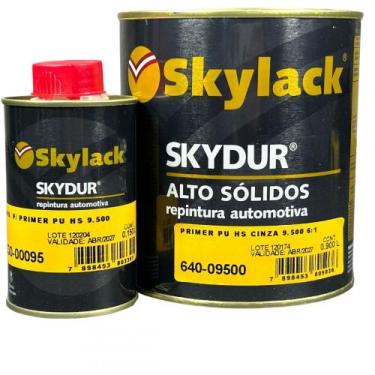 Imagem de Skylack primer pu hs cinza 9500+end95 0,9l+0,15l