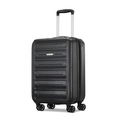 Imagem de American Tourister Conjunto de bagagem Westridge Hardside com rodas giratórias, preto, bagagem de mão, Preto, 20-Inch Carry-On, Westridge Mala rígida com rodas giratórias