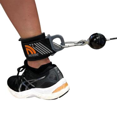 Imagem de Puxador Tornozeleira Cross Over, Regulável, Preto, Prottector, Par